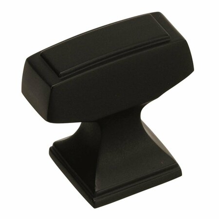 AMEROCK 1.25 in. Mulholland Cabinet Knob - Black Bronze A53029 BBR